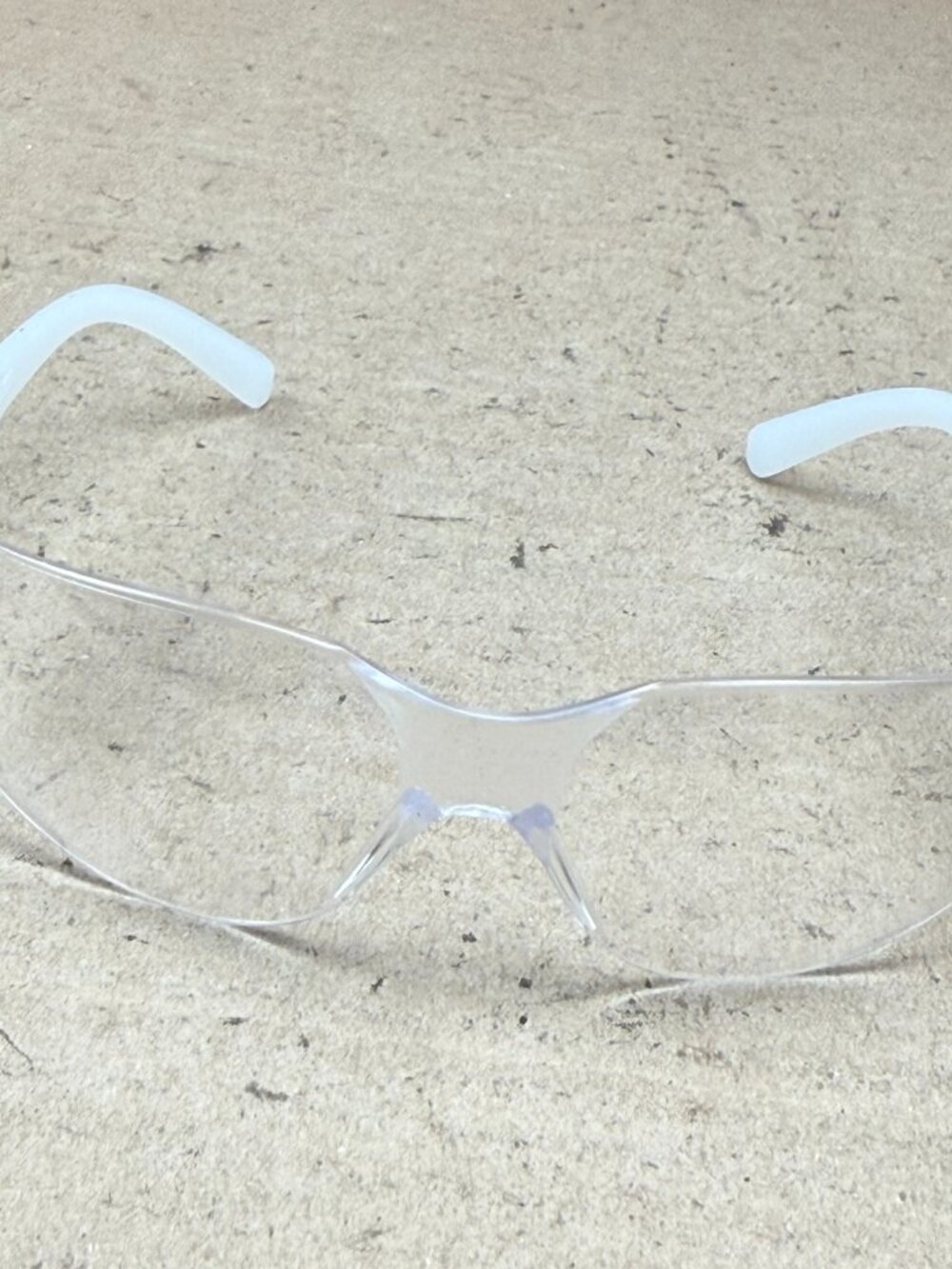 Bison Life Men's Safety Glasses Clear ANSI Z87.1 Scratched